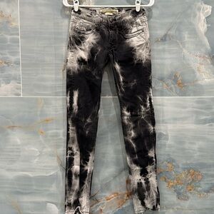 French Connection tie dye skinny jeans